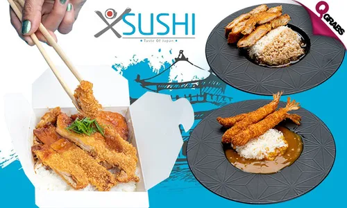 Katsu Galore: Chicken, Beef & More at X-Sushi Restaurant!